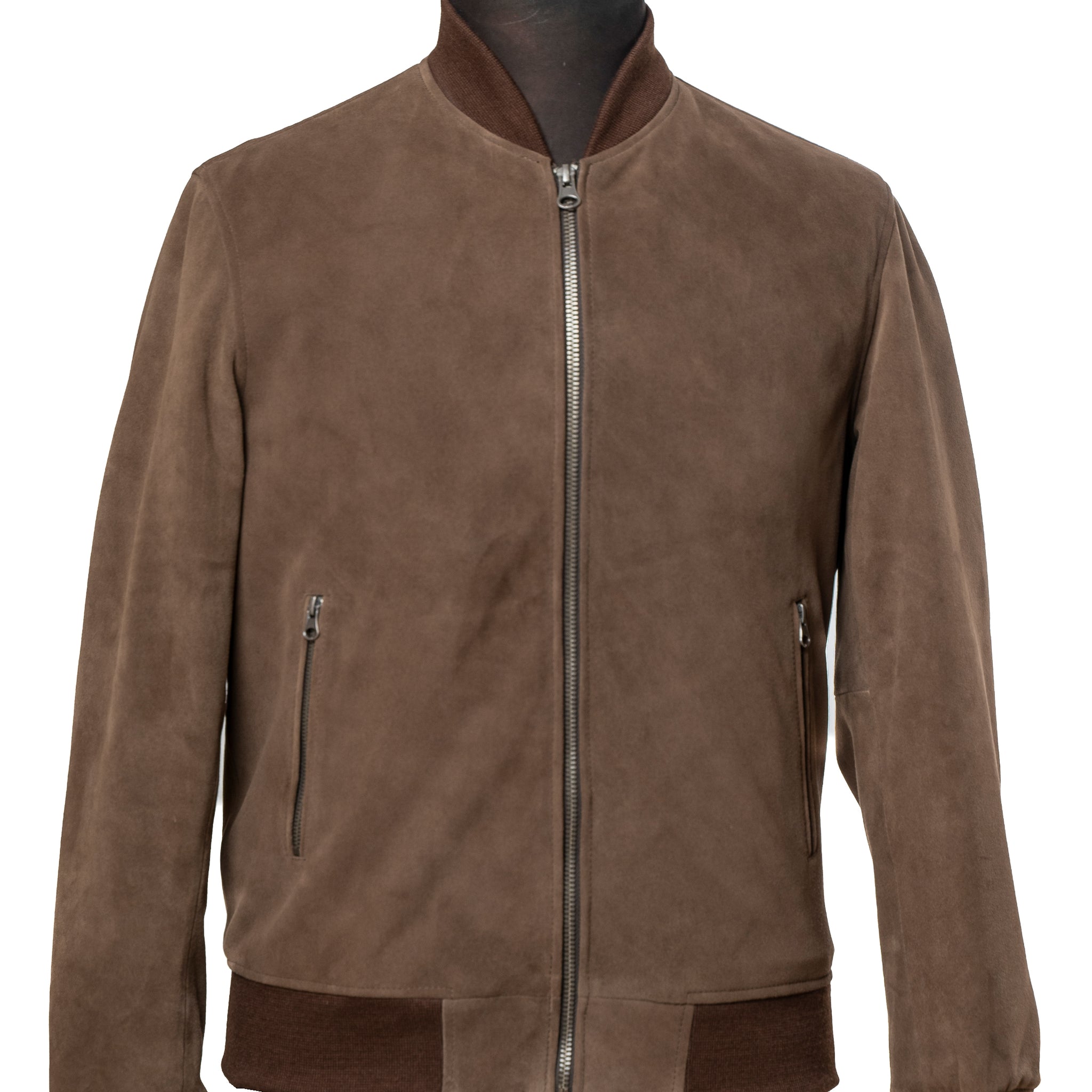 Banked - Light Brown Suede Leather Jacket