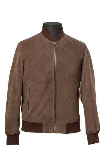 Banked - Light Brown Suede Leather Jacket