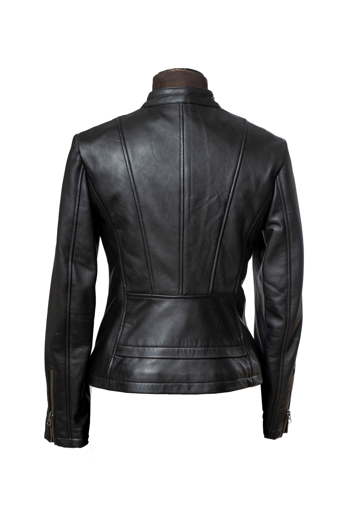 CatRider - Black Premium Slim Fit Sheep Skin Full Grain Leather Jacket